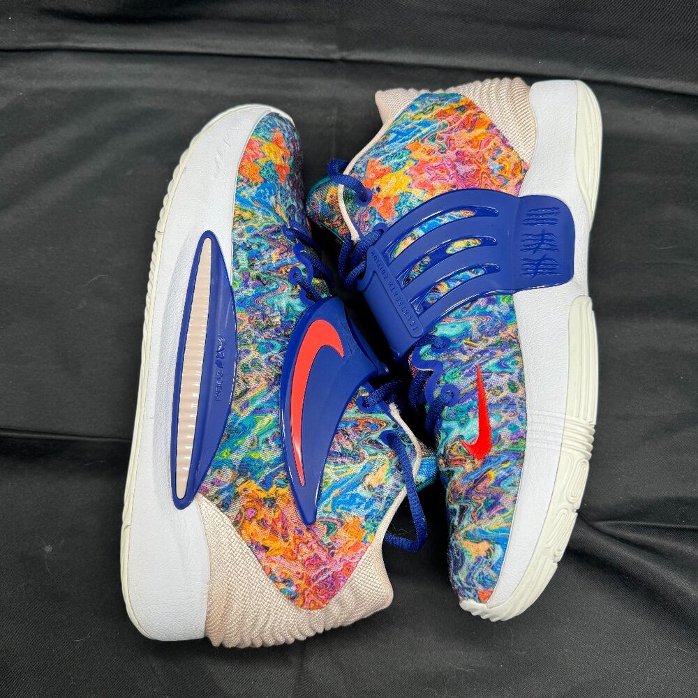 Nike KD 14 Kevin Durant Psychedelic Deep Royal Blue CW3935-400 Men's 10